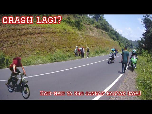 SUNMORI CRASH!! Motornya sampe Nyungsep JB Cisinga