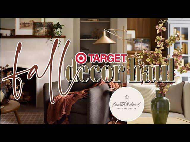 NEW TARGET FALL HOME DECOR HAUL | HEARTH & HAND FALL COLLECTION | fall home decor haul 2024