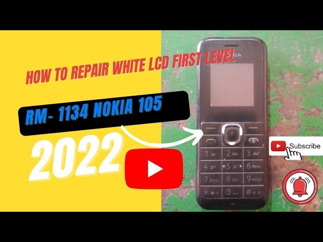 NOKIA 105(RM-1134)WHITE DISPLAY.