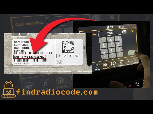 Unlock code car stereo online for any Dodge Jeep Chrysler RAM [instant unlock service]