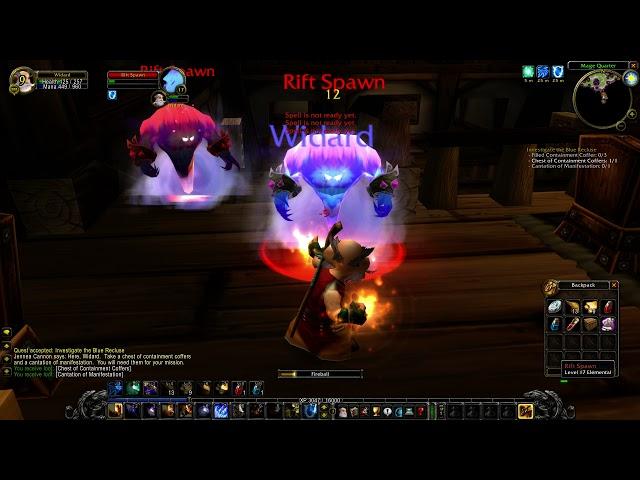 World of Warcraft: Mage: Investigate the Blue Recluse