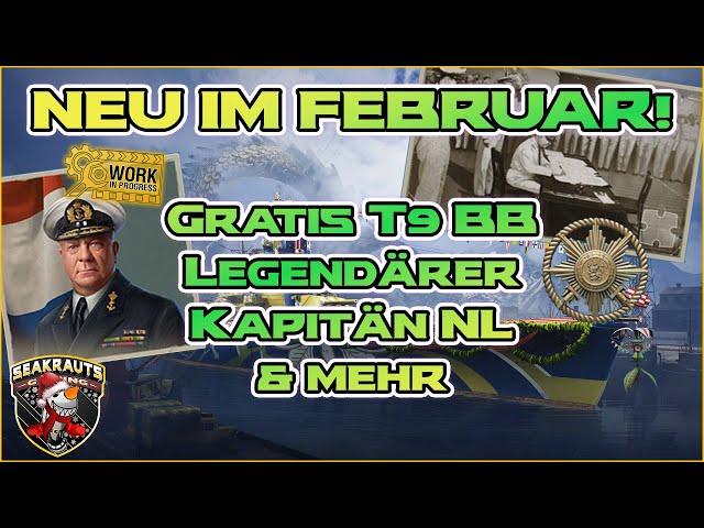 Gratis T9 Schiff ️ Neuer NL Kapi Der Februar in World of Warships 