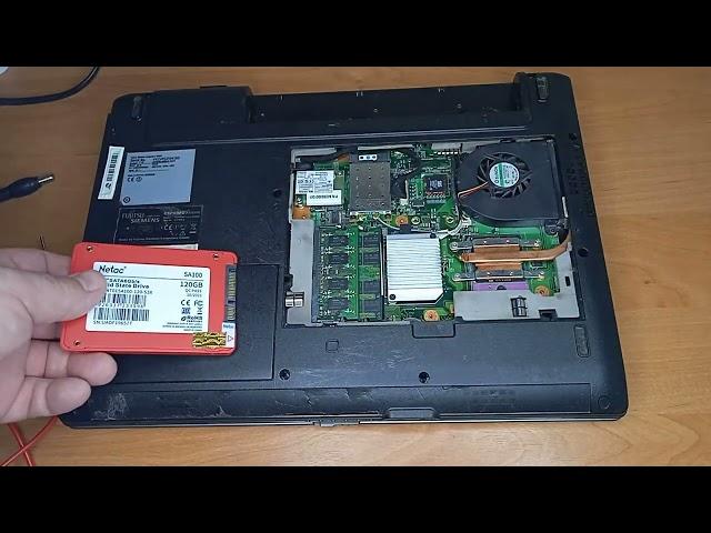 Fujitsu Siemens v5535 попытка абгрэйда провалена