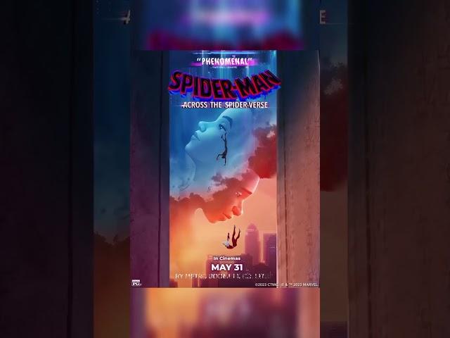 I'm in love with this music and poster | SPIDER-MAN: ACROSS THE SPIDER-VERSE ️| Miles catching Gwen