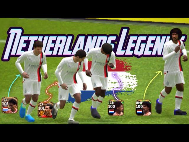 Netherlands Legends || Van Basten, Van Nistelrooy, Rijkaard, Gullit - efootball 2023