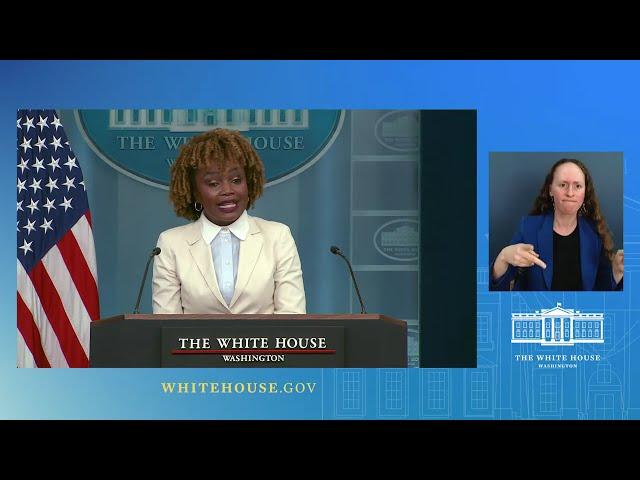 10/01/24: Press Briefing by Press Secretary Karine Jean-Pierre