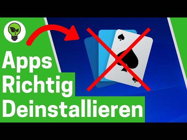 Windows 10 Apps Deinstallieren  ULTIMATIVE ANLEITUNG: Wie Programme Löschen & Spiele Entfernen???