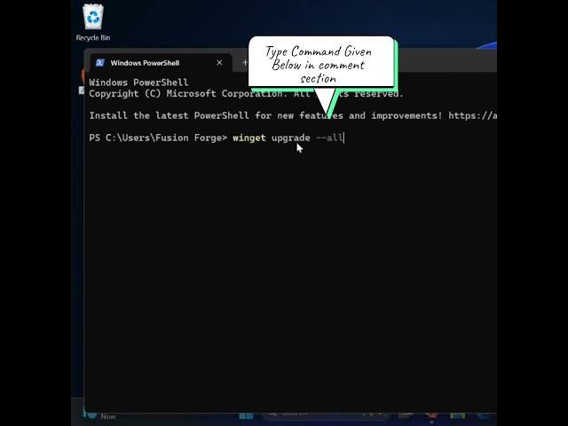 The Ultimate Windows Software Update In One Click.  #windowstips #windowspro