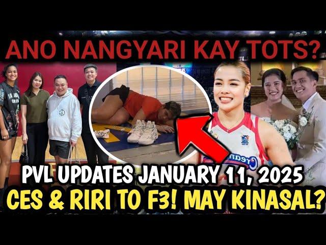 PVL UPDATES TODAY JANUARY 11, 2025! TOTS NAPAGTRIPAN NI BEA! CES AT RIRI TO FARM FRESH! #pvl2025