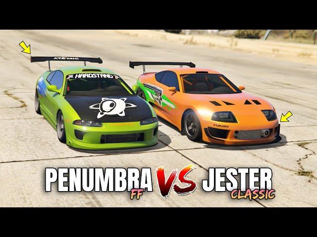 GTA 5 ONLINE - PENUMBRA FF VS JESTER CLASSIC (WHICH IS FASTEST?)