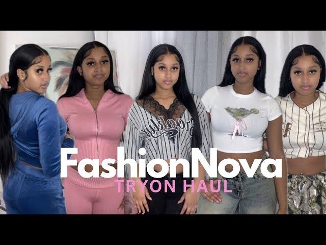 HUGE @FashionNova Winter TryOn Haul + Outfit ideas | Jeans, Tracksuits, Cargos Etc