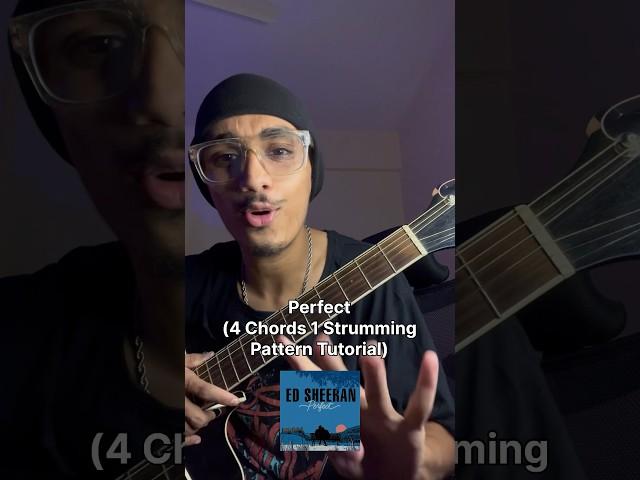 Perfect Guitar Tutorial | 4 Chords & Easy Strumming Pattern For Beginners #shorts