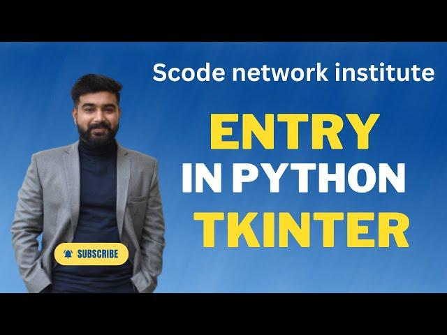 Entry widget in python tkinter in hindi | python tkinter tutorial in hindi