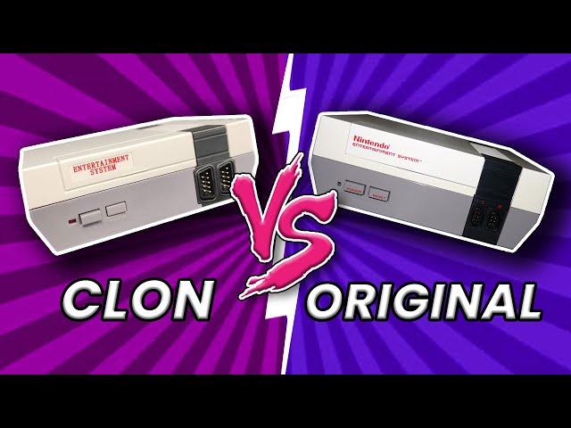 NES Original vs CLON - Comparando CONSOLA RETRO | elrafias