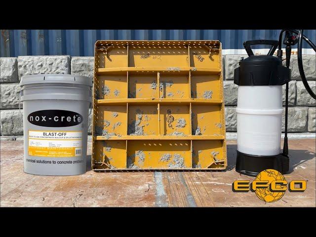 Removing Concrete from EFCO Forms with Blast-Off (EN | Metric)