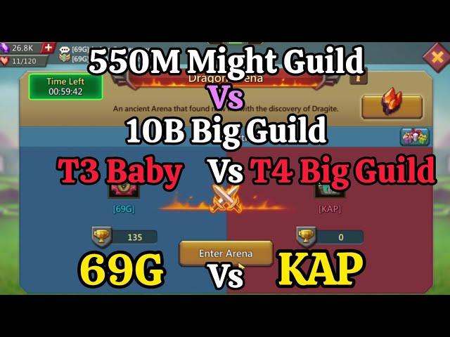 Dragon Arena Showdown: 69G vs 10B Guild Battle for Glory | Lords Mobile