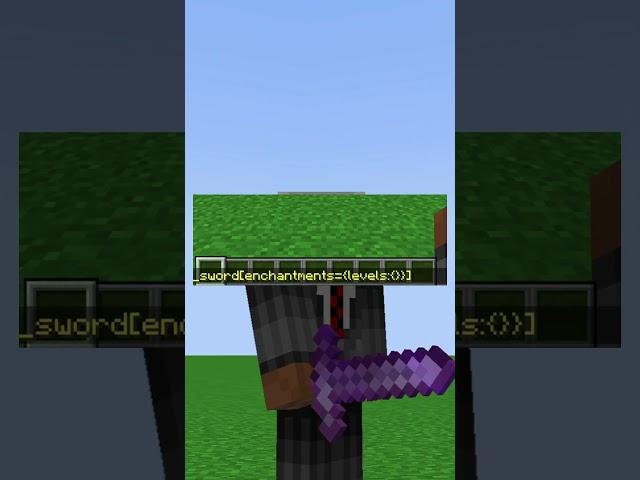 How To Get a Sharpness 1000 Sword in Minecraft ️ #shorts