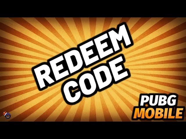 REDEEM CODE | PUBG Mobile