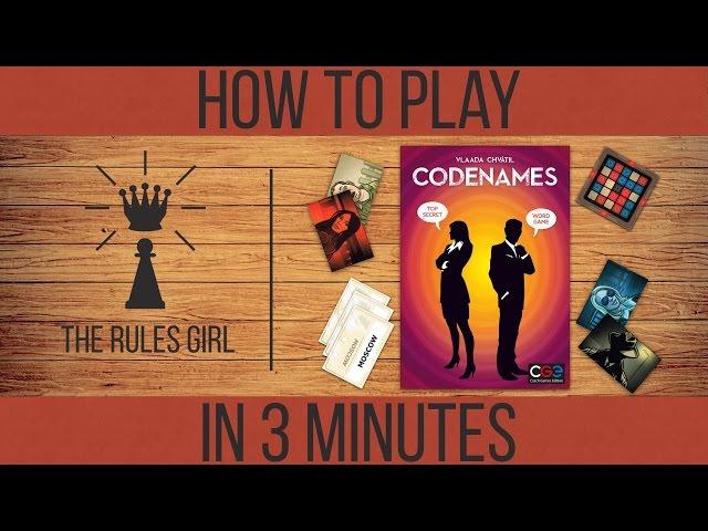 How to Play Codenames in 3 Minutes - The Rules Girl