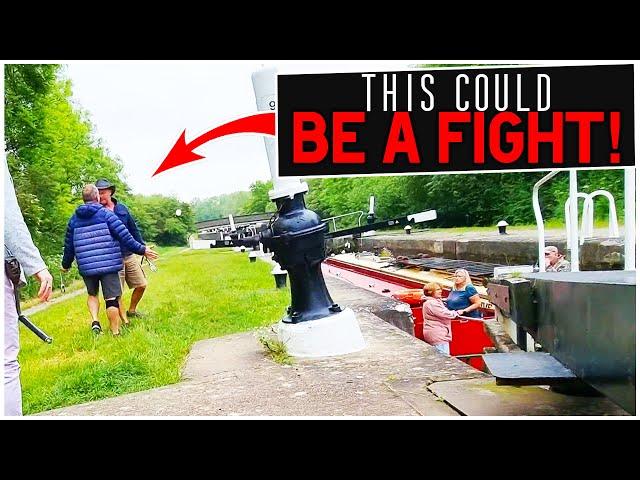 CANAL RAGE! HUGE CONFRONTATION AT A LOCK! Can I Get My Drone STUCK In a Tree Back? - 440