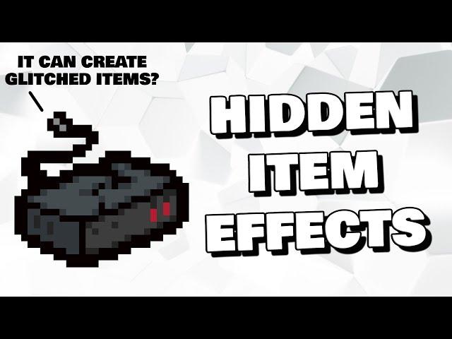 Hidden Item Effects You Didn't Know About #6 - The Binding of Isaac Repentance