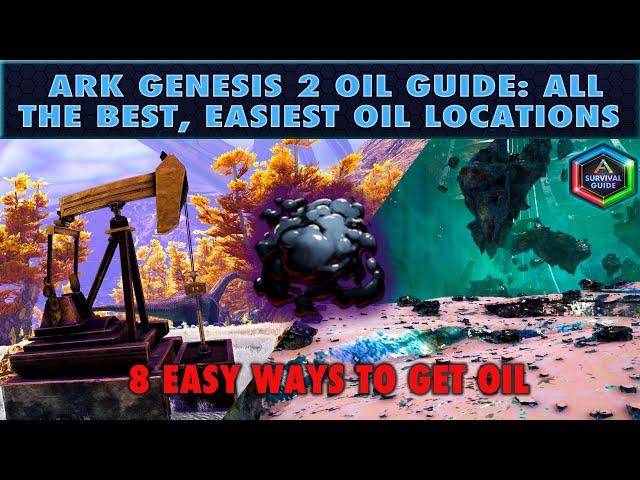 All The Best Ways to get Oil on Ark Genesis 2 - Lots of EASY Genesis 2 Oil Locations