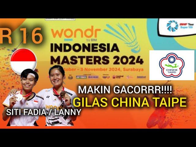 DAY 3 ROUND 16 || GANDA PUTRI INDONESIA VS CHINA TAIPE || INDONESIA MASTER II 2004 #badmintonlovers