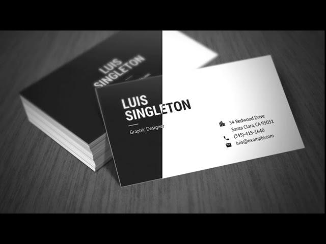 Photoshop CS6 Free Download – Clean and Minimal Business Card Templates