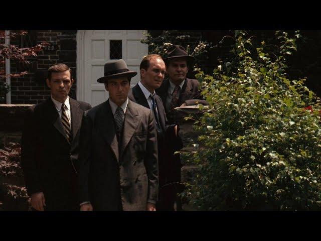 The Godfather scene. Michael kill Carlo Rizzi