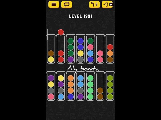 ball sort puzzle level 1991