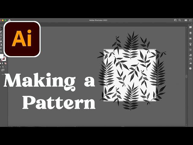 How to Make Pattern In Illustrator | surface Pattern Design Tutorial