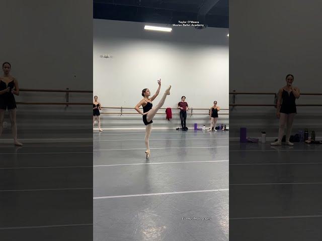 Taylor O’Meara nailing the hardest variation in ballet 