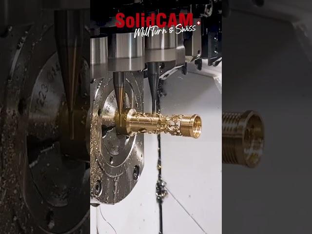 Swiss Machining a Titanium Pen with SolidCAM’s Swiss Solution