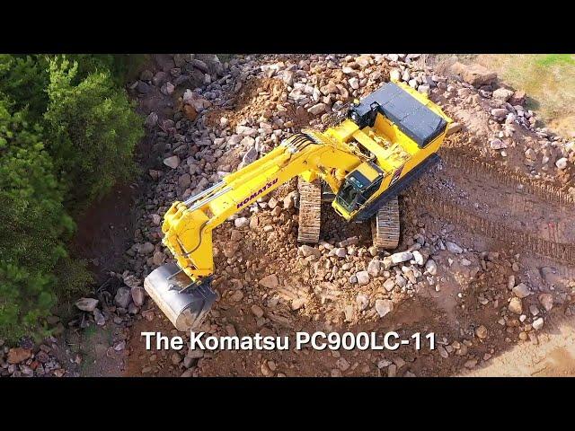 Drive efficiency with the Komatsu PC900LC 11 excavator