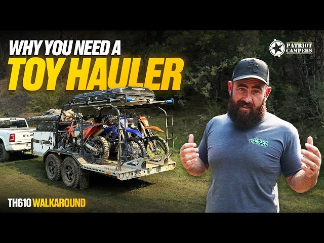 This is why you NEED a Toy Hauler | Justin's TH610 Walkaround