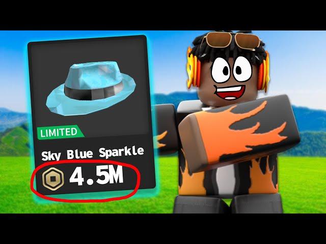 Trade for Sky Blue Sparkle Time Fedora