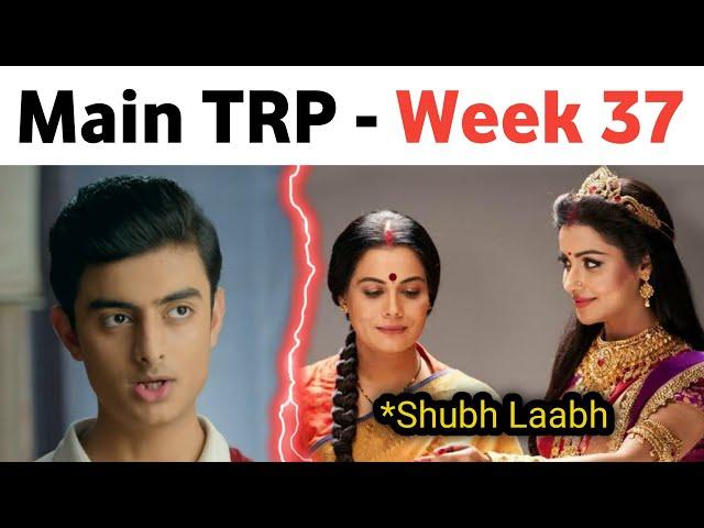 Sab tv week 37 trp - Tera Yaar Hoon Main trp - Ziddi Dil Maane Na | Maddam Sir,Shubh Laabh,tmkoc trp