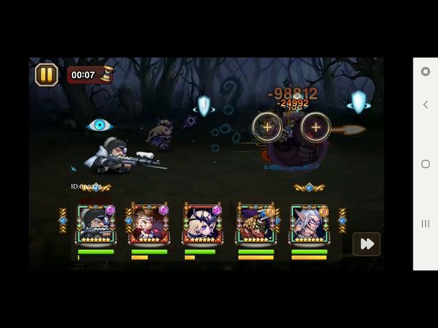 Soul Hunters - Sky Fortress Level 44 (All stages)
