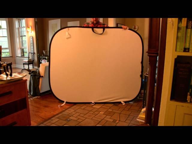 Lastolite 5x6 Collapsible Background - How To Fold It Back Up!