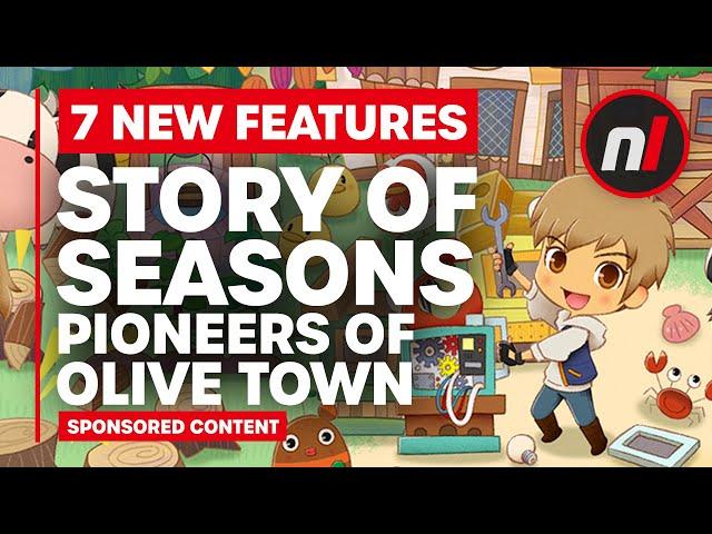 7 New Features in Story of Seasons: Pioneers of Olive Town on Nintendo Switch