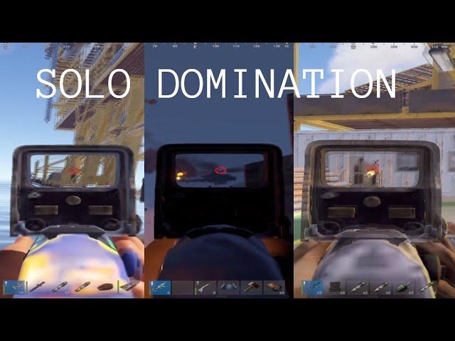 SOLO Domination On The HARDEST Server In RUST