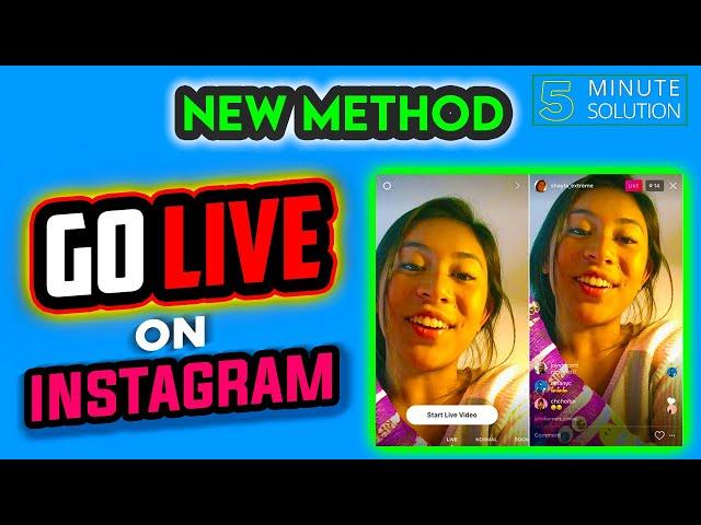 How to go live on Instagram 2024 [Iphone + Android + Computer]