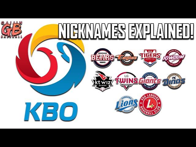KBO Team Nicknames EXPLAINED