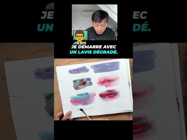 Technique #3 pour arrêter de surtravailler vos aquarelle