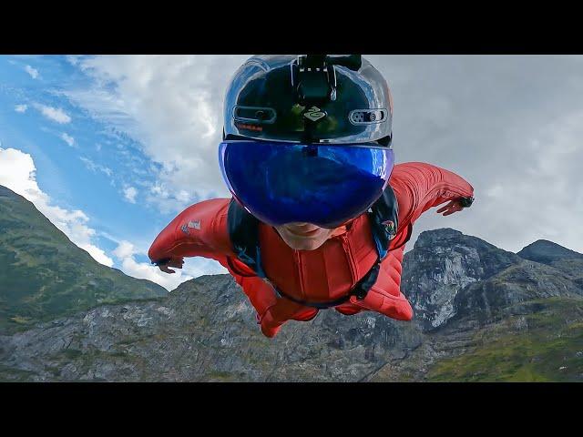 Incredible Base Jump off Norwegian Cliffs | Wild Scandinavia | BBC Earth Science