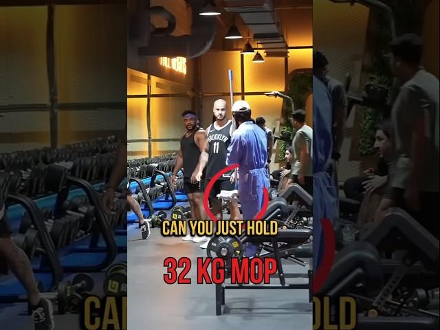 Do you mean 32kg mop not enough for biceps #fitness #sigma #trending #shorts