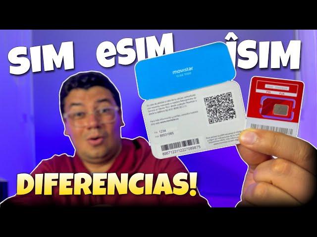 ️ TARJETAS SIM, eSIM y iSIM | QUÉ SON Y EN QUE SE DIFERENCIAN y Cual es la MEJOR  #2024