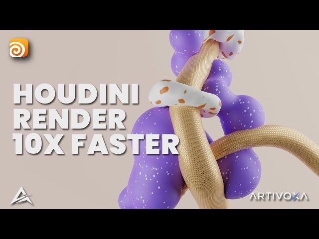 Houdini Tutorial | FAST RENDER WITH FOX RENDER FARM