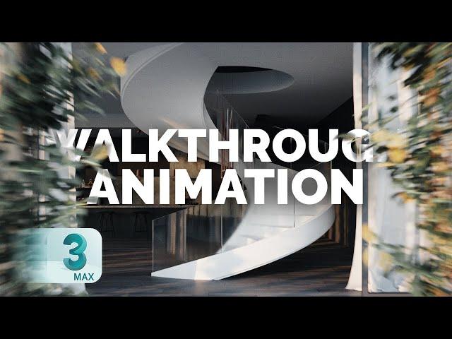 Walkthrough Animation in 3ds Max | Camera Walkthrough Tutorial