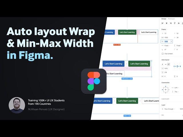 Figma New Auto Layout Wrap with Min Max Widths - Amazing features